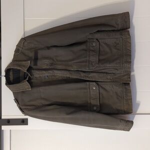 American Eagle Outfitters Olive Military Jacket